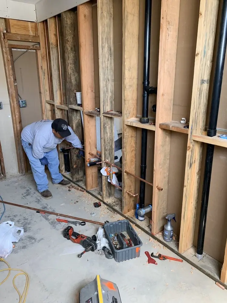 Commercial rough-in plumbing for Water Heater Replacement in Buckingham